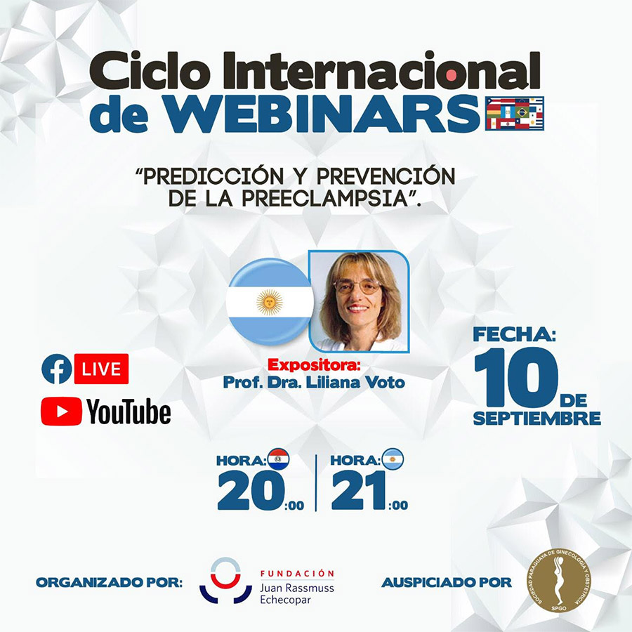 Webinar PREDICCION Y PREVENCION DE LA PREECLAMPSIA