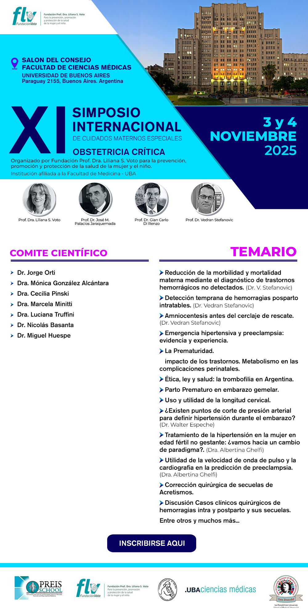 Simposio Internacional de Cuidados Maternos Especiales: Obstetricia Critica